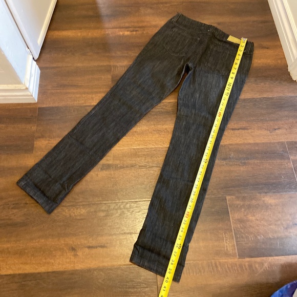 Y2K SOUTH POLE COLLECTION DARK BLACK SKINNY DENIM JEANS SZ 7 - Picture 3 of 10